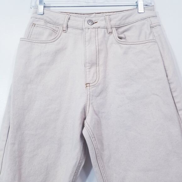 Reclaimed Vintage White Cream High Rise Jeans - Picture 5 of 12